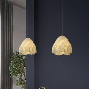 1-Light Geometric Cage Pendant Light Industrial Black/Gold Metal Hanging Lamp for Kitchen Island Pendant Lights