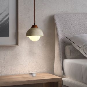 Steampunk Thread Black Metal Pendant Light with Vitreous Shade for Residential Use, Clear Glass Pendant Lights