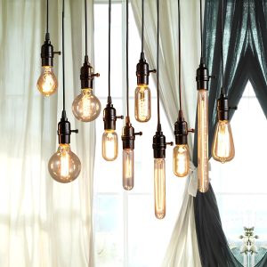 Linear Ceiling Suspension Lamp Modern Acrylic Black LED Drop Pendant for Office, 23.5/47/59 Width Pendant Lights