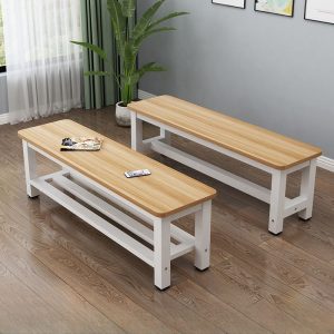 Trendy Laminate Solid Color Entryway Bench with Stockroom Storage Benches