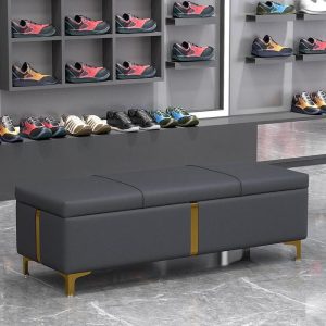 Natural Color Trendy Natural Wood Solid Color Indoor Bench Seat Benches