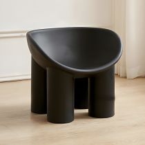 Modern Accent Side Chair with Low-Back and Non-Reclining Design for Contemporary Compact Spaces Accent Chairs