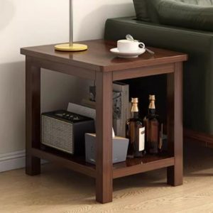 Modern Circular-shaped Drink Table Only with Synthetic Top and Pedestal Base in Ink/White/Carnation End & Side Tables