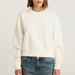 EDITION CREW NECK SWEATSHIRT IN MARSHMALLOW
