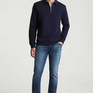 MARCUS SLIM STRAIGHT LEG IN MID CLASSIC BLUE