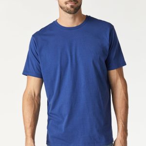 CREW NECK T-SHIRT IN TWILIGHT BLUE