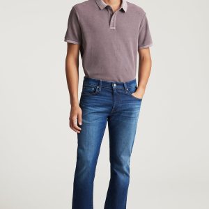 MARCUS SLIM STRAIGHT LEG IN DARK BRUSHED CLASSIC BLUE
