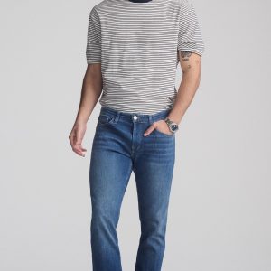 JAKE SLIM LEG IN MID FOGGY FEATHER BLUE