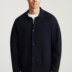 POCKET CARDIGAN IN TOTAL ECLIPSE