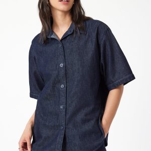 DEVA SHIRT IN RINSE DENIM