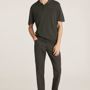 STEVE ATHLETIC FIT IN ASH LUXE TWLL