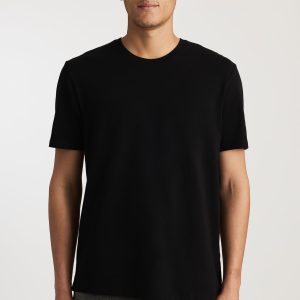 CREW NECK T-SHIRT IN BLACK