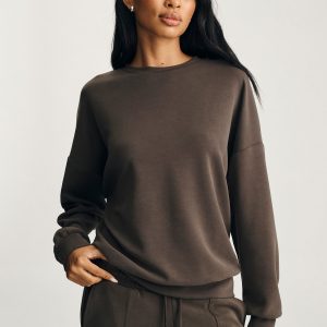 LUXE TOUCH TENCEL™ SWEATSHIRT IN DELICIOSO