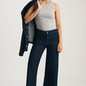 PALOMA MARINE WIDE LEG IN RINSE FLEX BLUE