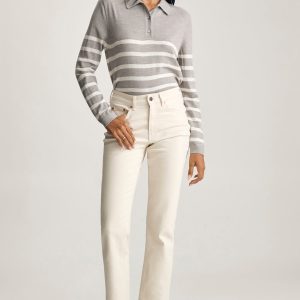 NEW YORK STRAIGHT LEG IN BEIGE CLASSIC BLUE