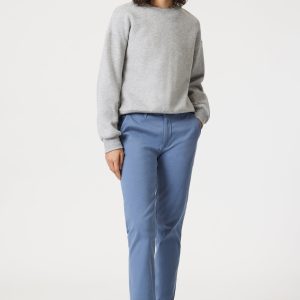 KATHLEEN SLIM BOYFRIEND CHINO IN RIVIERA CASUAL TWILL