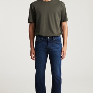 ZACH STRAIGHT LEG IN DARK BRUSHED WILLIAMSBURG