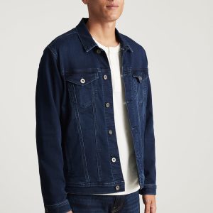 DRAKE DENIM JACKET IN USED ATHLETIC