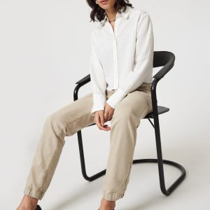 IVY SLIM CARGO IN TIDAL FOAM FLEX BLUE