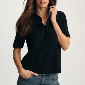 EDITION POLO T-SHIRT IN BLACK